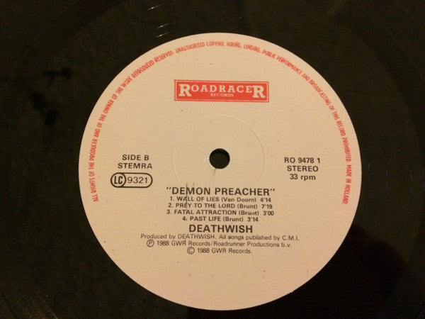 Deathwish (4) : Demon Preacher (LP,Album)