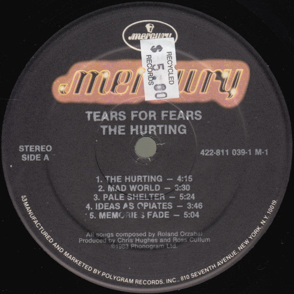 Tears For Fears : The Hurting (LP,Album,Reissue)
