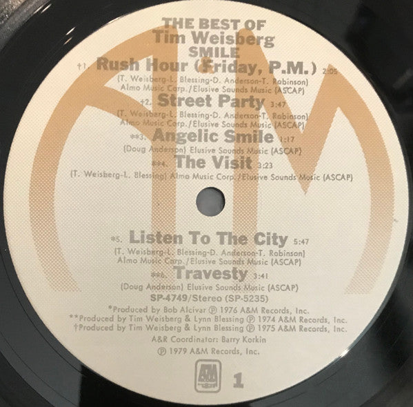 Tim Weisberg : Smile! / The Best Of Tim Weisberg (LP,Compilation)