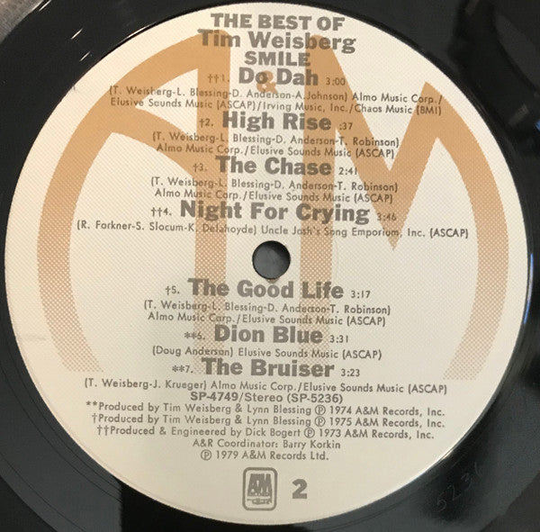 Tim Weisberg : Smile! / The Best Of Tim Weisberg (LP,Compilation)