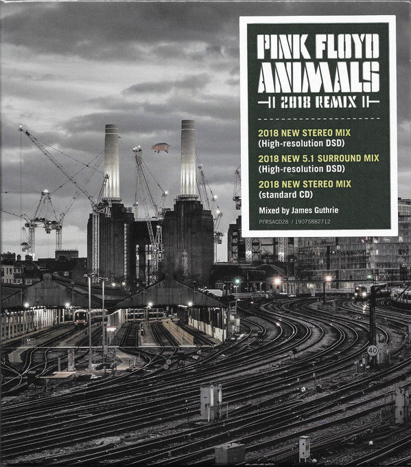 Pink Floyd : Animals (2018 Remix) (Hybrid,Multichannel,Stereo,Album,Limited Edition,Reissue,Remastered)