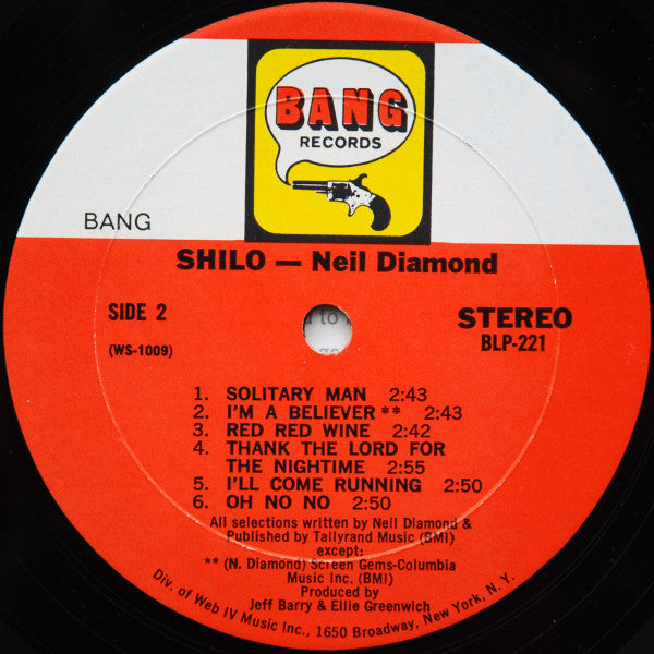 Neil Diamond : Shilo (LP,Compilation)