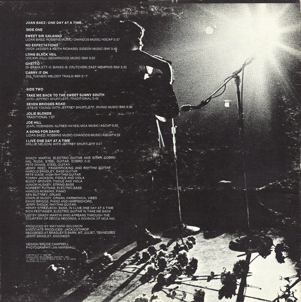 Joan Baez : One Day At A Time (LP,Album)