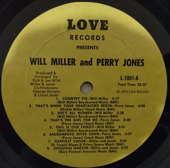 Will Miller (4) & Perry Jones (6) : Both Sides Of... (LP,Album)