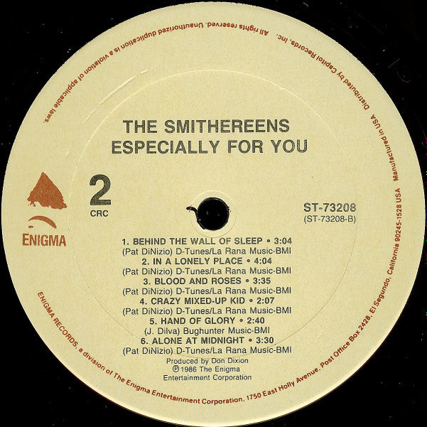 Smithereens, The : Especially For You (LP,Album,Club Edition)