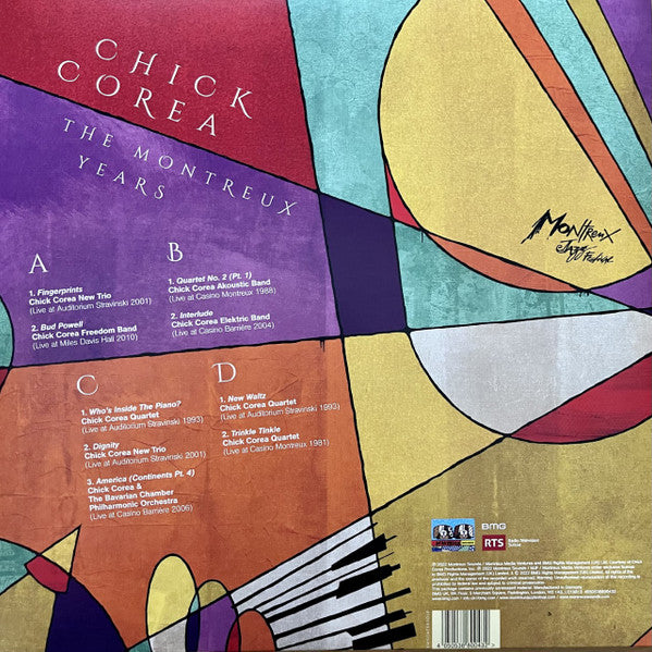 Chick Corea : The Montreux Years (2xLP, RM, 180)