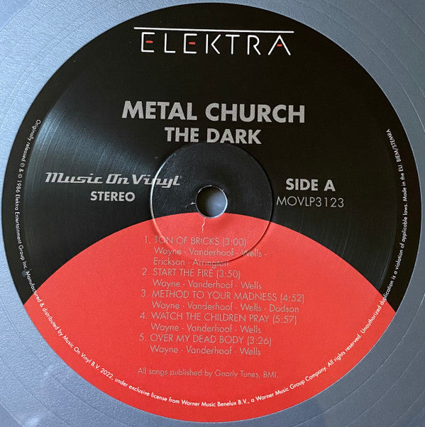 Metal Church : The Dark (LP,Album,Numbered,Stereo)