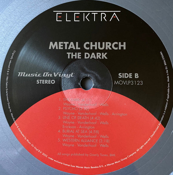 Metal Church : The Dark (LP,Album,Numbered,Stereo)