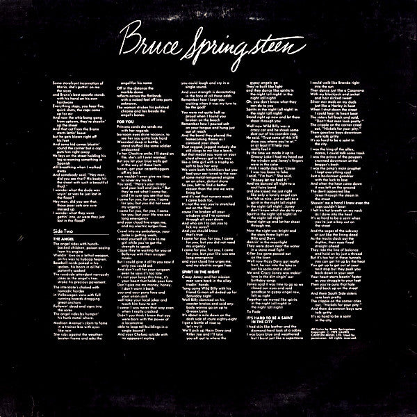 Bruce Springsteen : Greetings From Asbury Park, N.J. (LP,Album,Reissue)