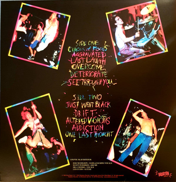 Cryptic Slaughter : Stream Of Consciousness (LP,Limited Edition,Reissue)