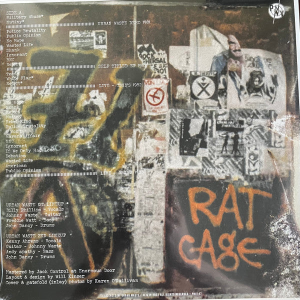 Urban Waste : NYHC DOCUMENT 1981-1983 (LP,Compilation)