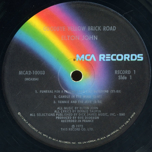 Elton John : Goodbye Yellow Brick Road (LP,Album)