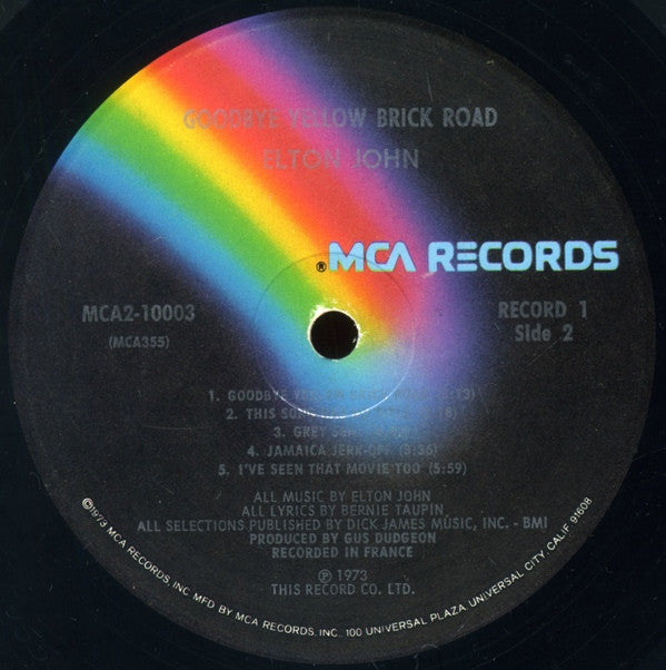Elton John : Goodbye Yellow Brick Road (LP,Album)