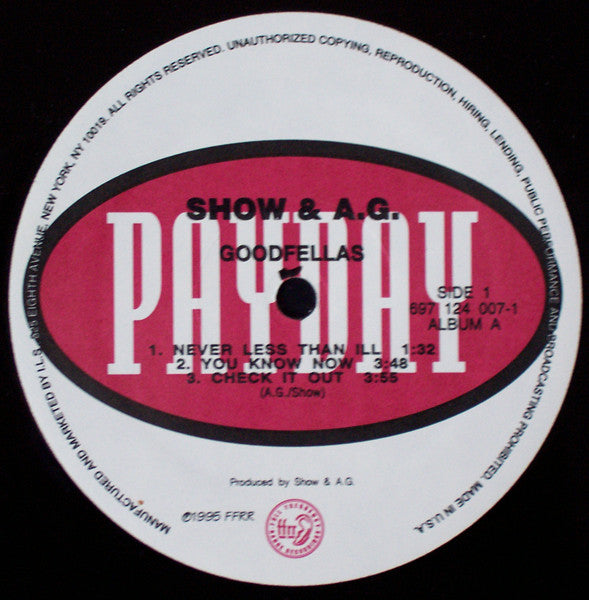 Showbiz & A.G. : Goodfellas (LP,Album)