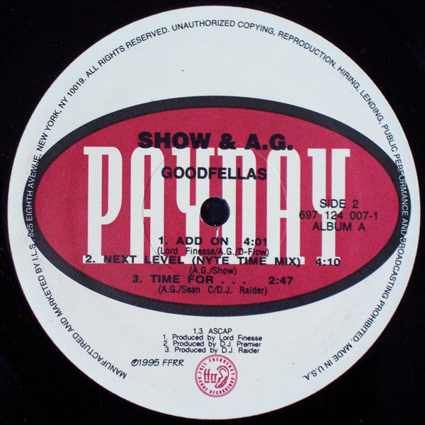 Showbiz & A.G. : Goodfellas (LP,Album)