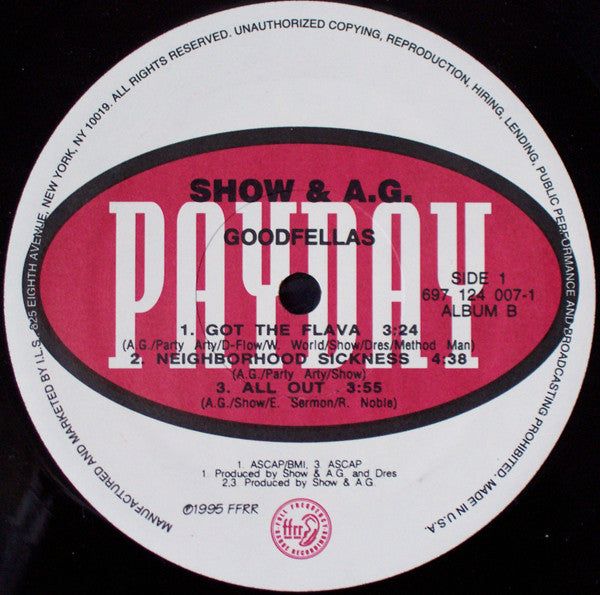 Showbiz & A.G. : Goodfellas (LP,Album)