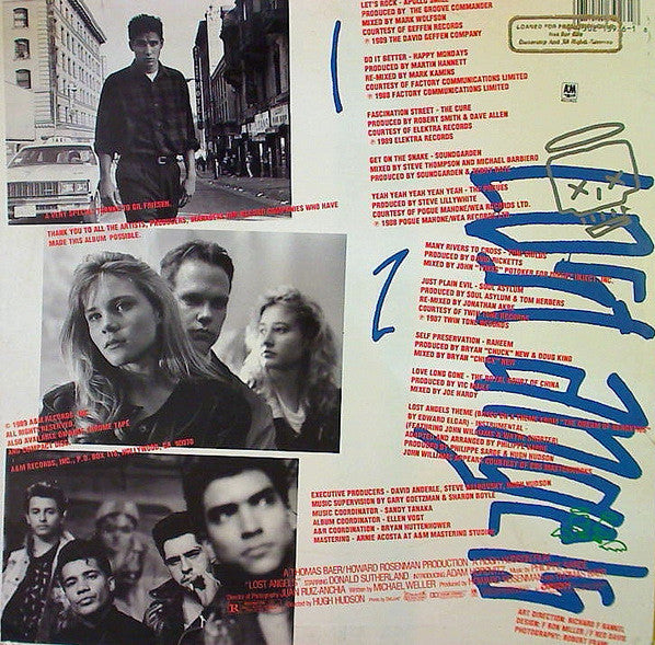 Various : Lost Angels Original Motion Picture Soundtrack (LP,Compilation)