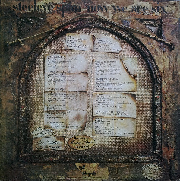 Steeleye Span : Now We Are Six (LP,Album)