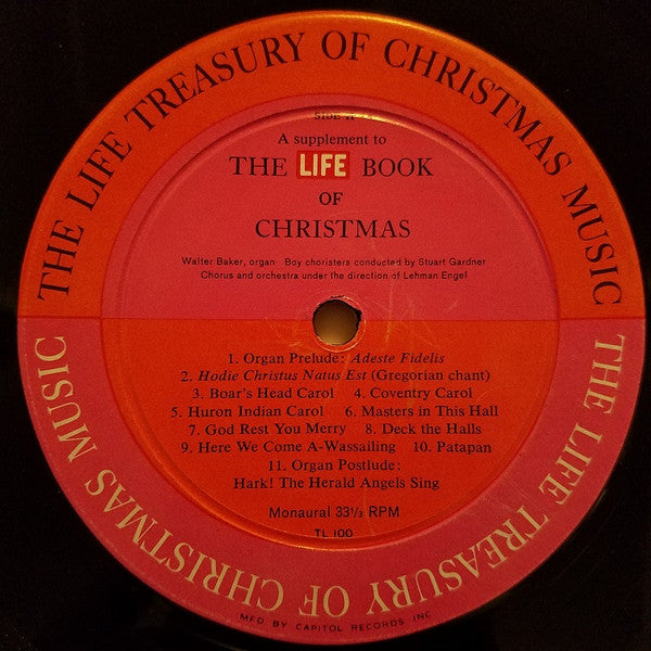 Various : The Life Treasury Of Christmas Music (LP,Mono)