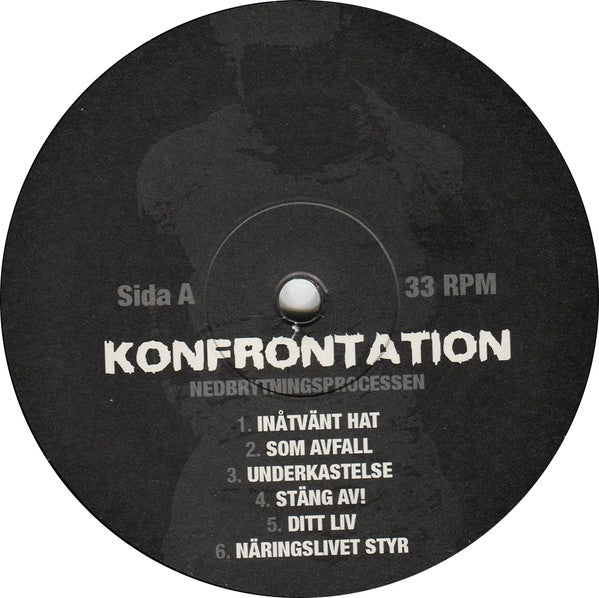 Konfrontation (2) : Nedbrytningsprocessen (LP,Album)