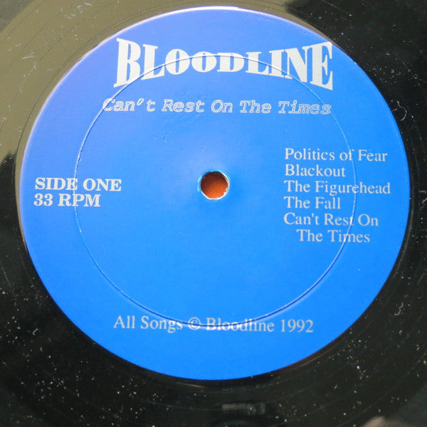 Bloodline (2) : Can't Rest On The Times (LP,Album)