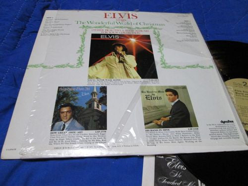 Elvis Presley : Elvis Sings The Wonderful World Of Christmas (LP,Album,Stereo)