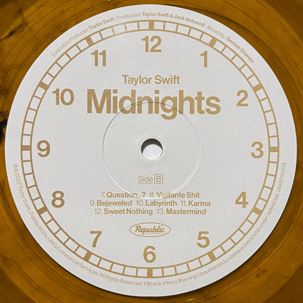 Taylor Swift : Midnights (LP,Album,Special Edition)