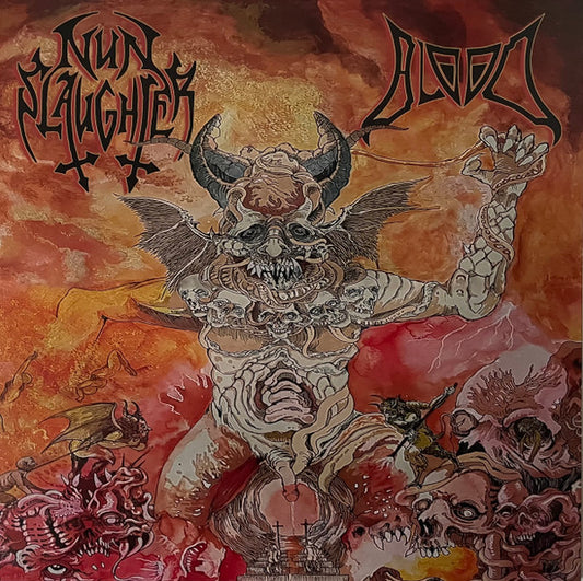 NunSlaughter / Blood (5) : Blood / NunSlaughter (12",33 ⅓ RPM,Mini-Album)