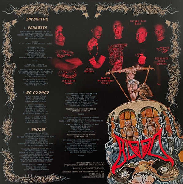NunSlaughter / Blood (5) : Blood / NunSlaughter (12",33 ⅓ RPM,Mini-Album)