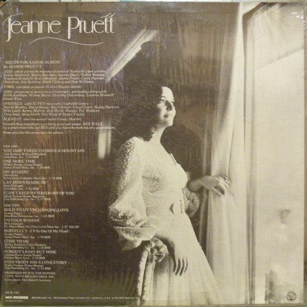 Jeanne Pruett : Jeanne Pruett (LP,Album)