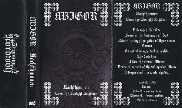 Abigor : Nachthymnen (From The Twilight Kingdom) (Album,Reissue)