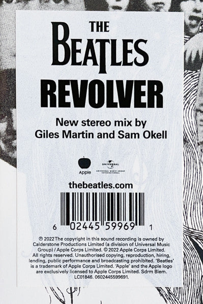 Beatles, The : Revolver (LP,Album,Reissue,Remastered,Stereo)