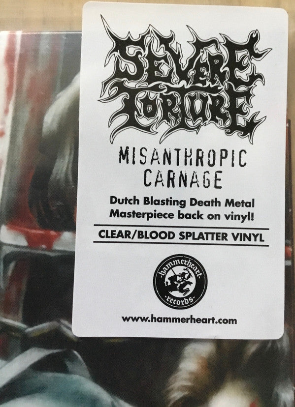 Severe Torture : Misanthropic Carnage (LP,Album,Limited Edition,Reissue)