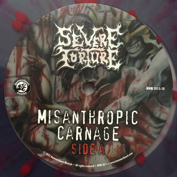 Severe Torture : Misanthropic Carnage (LP,Album,Limited Edition,Reissue)