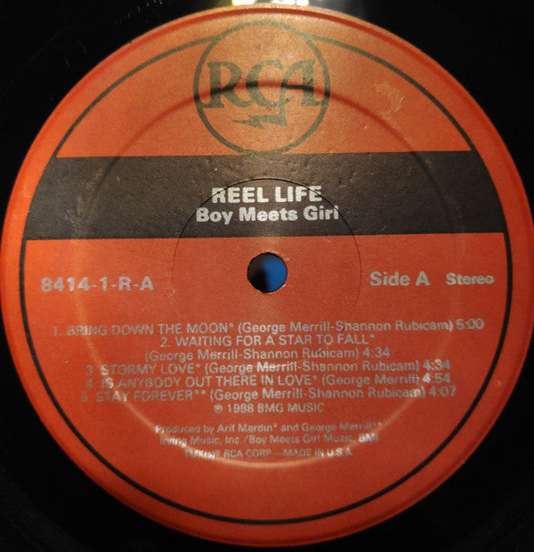 Boy Meets Girl : Reel Life (LP,Album)