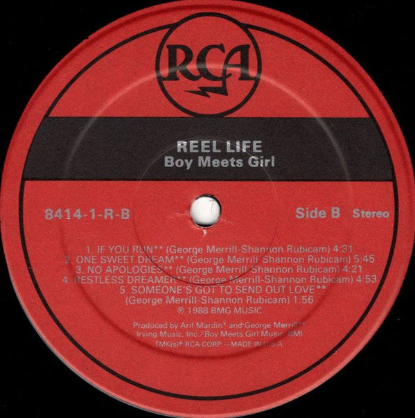 Boy Meets Girl : Reel Life (LP,Album)