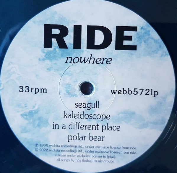Ride : Nowhere (LP,Album,Limited Edition,Reissue)