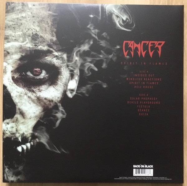 Cancer (3) : Spirit In Flames (LP,Album,Limited Edition,Reissue)