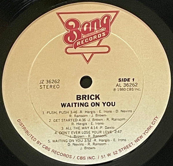 Brick : Waiting On You (LP,Album,Stereo)