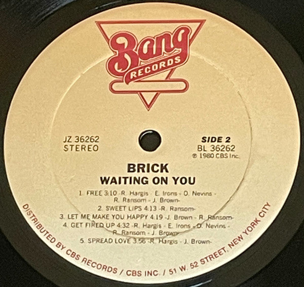 Brick : Waiting On You (LP,Album,Stereo)
