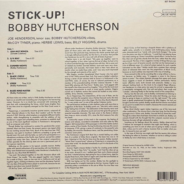 Bobby Hutcherson : Stick-Up! (LP,Album,Reissue,Stereo)