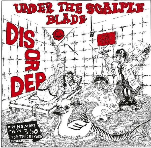 Disorder (3) : Under The Scalpel Blade (LP,Album,Reissue)