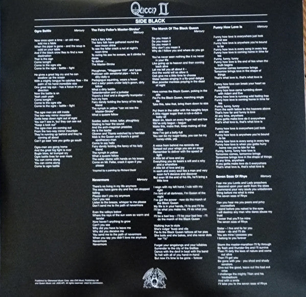 Queen : Queen II (LP,Album,Reissue)