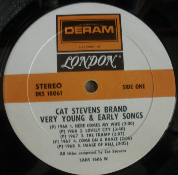 Cat Stevens : Very Young And Early Songs (LP,Compilation)