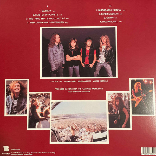 Metallica : Master Of Puppets (LP,Album,Reissue,Remastered)