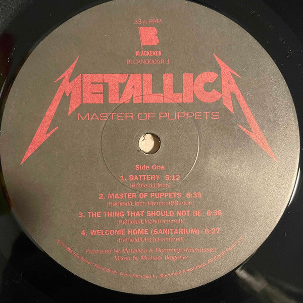 Metallica : Master Of Puppets (LP,Album,Reissue,Remastered)