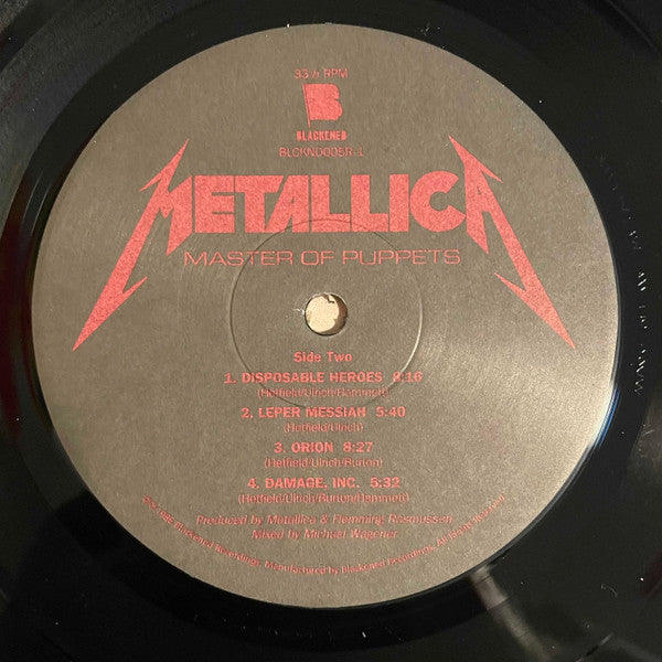Metallica : Master Of Puppets (LP,Album,Reissue,Remastered)