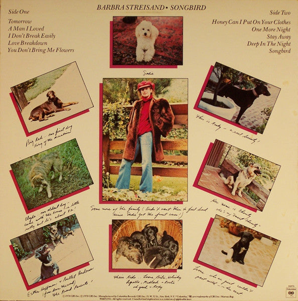 Barbra Streisand : Songbird (LP)