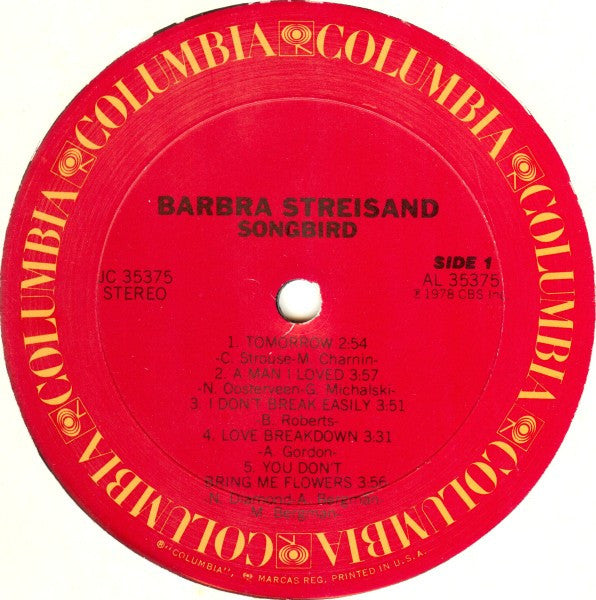 Barbra Streisand : Songbird (LP)