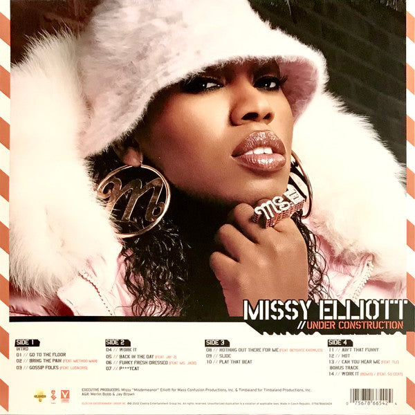 Missy Elliott : Under Construction (LP,Album,Reissue)